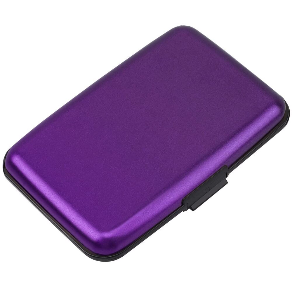 4496 Mini Credit Card Holder ,RFID Blocking Slim Hard Card Case ID Case